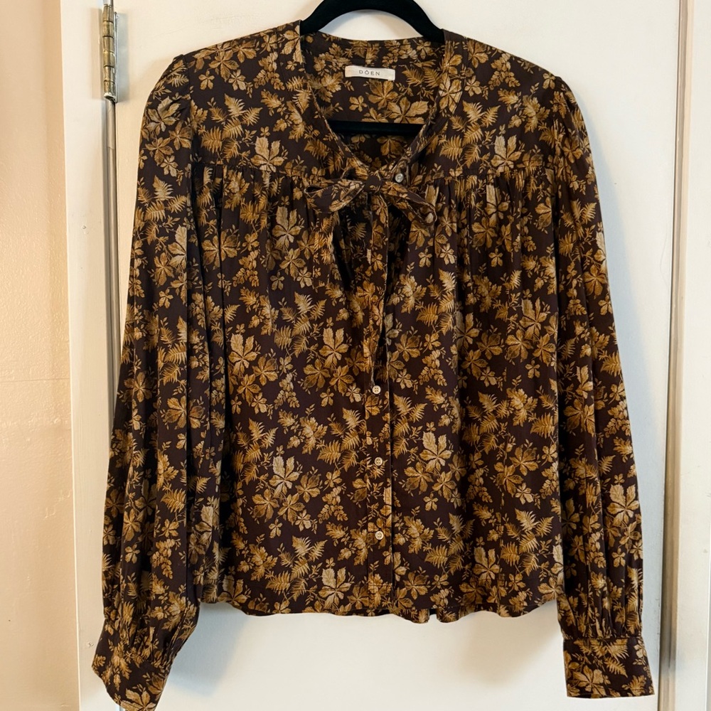 Doen Norma Top in Fern Grove Floral
